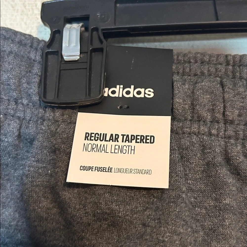 Adidas Gray and Black Joggers Size Medium